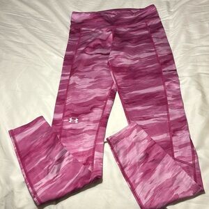 UNDER ARMOUR® Cozy Tights Magenta Shock (Pink Camo)